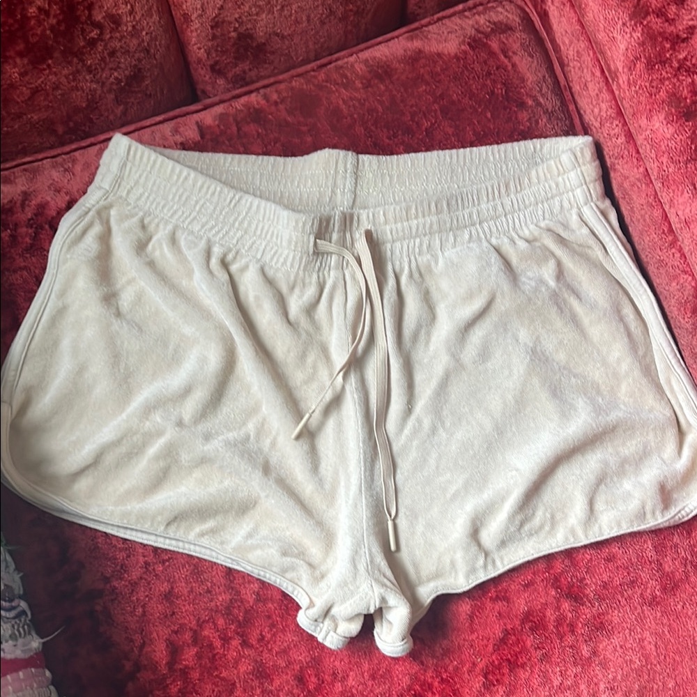 Filippa K Soft Sport Women's Cream Terry Cloth Shorts